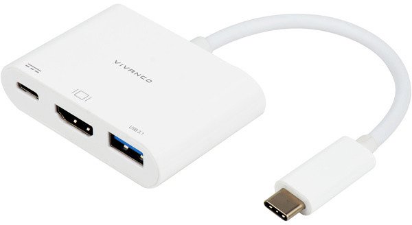 Vivanco adapter USB-C - HDMI 3in1 (45385)