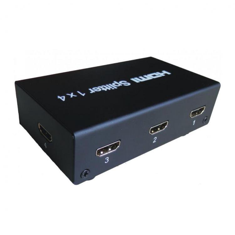 Šakotuvas Sbox 1x4 HDMI-1.4 HDMI-4