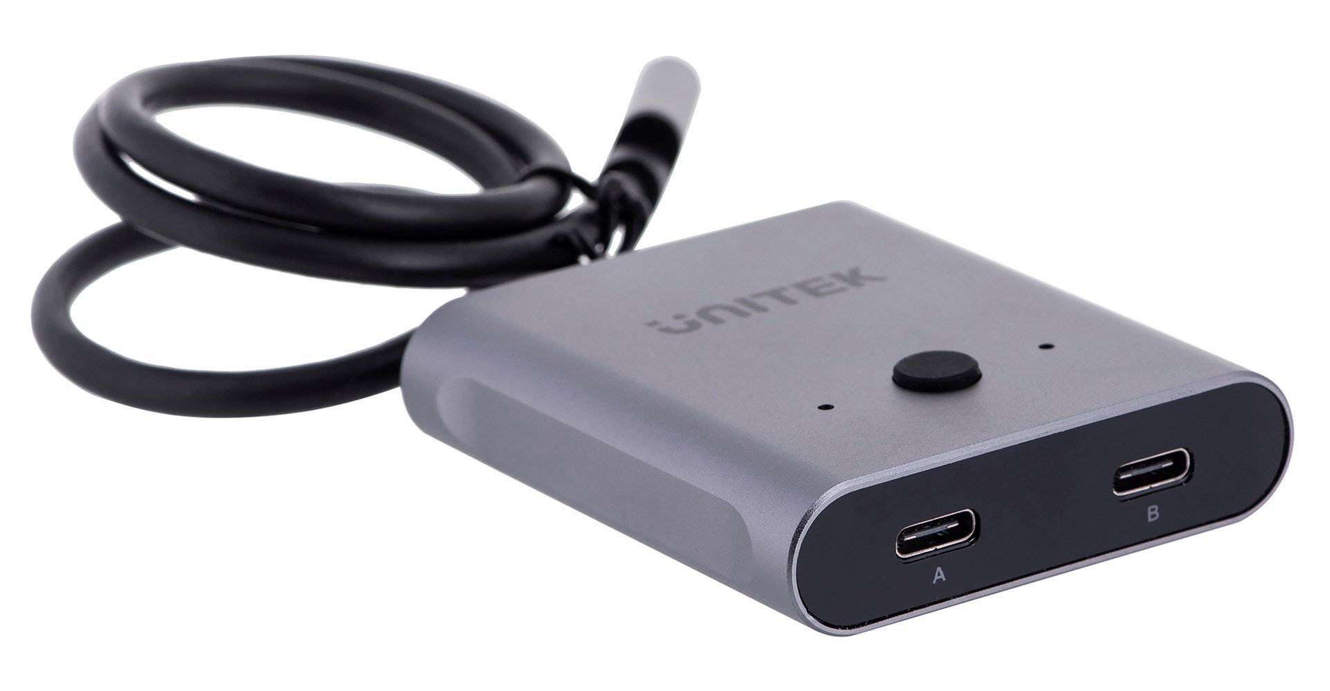 Unitek USB-C dvipusis signalų perjungiklis 2 in 1 out 4K