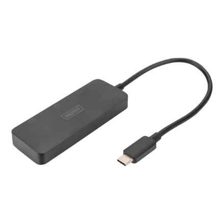 Adapteris ir šokotuvas Digitus  3-Port MST Video Hub (USB-C-3x DisplayPort)  DS-45334