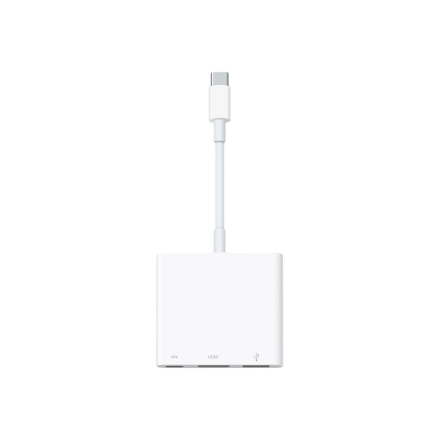 Adapteris APPLE Adapteris  USB-C Digital AV Multiport, baltas