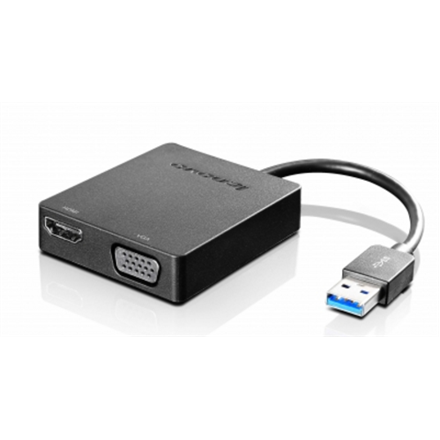 Adapteris Lenovo Universal USB 3.0 to VGA/HDMI