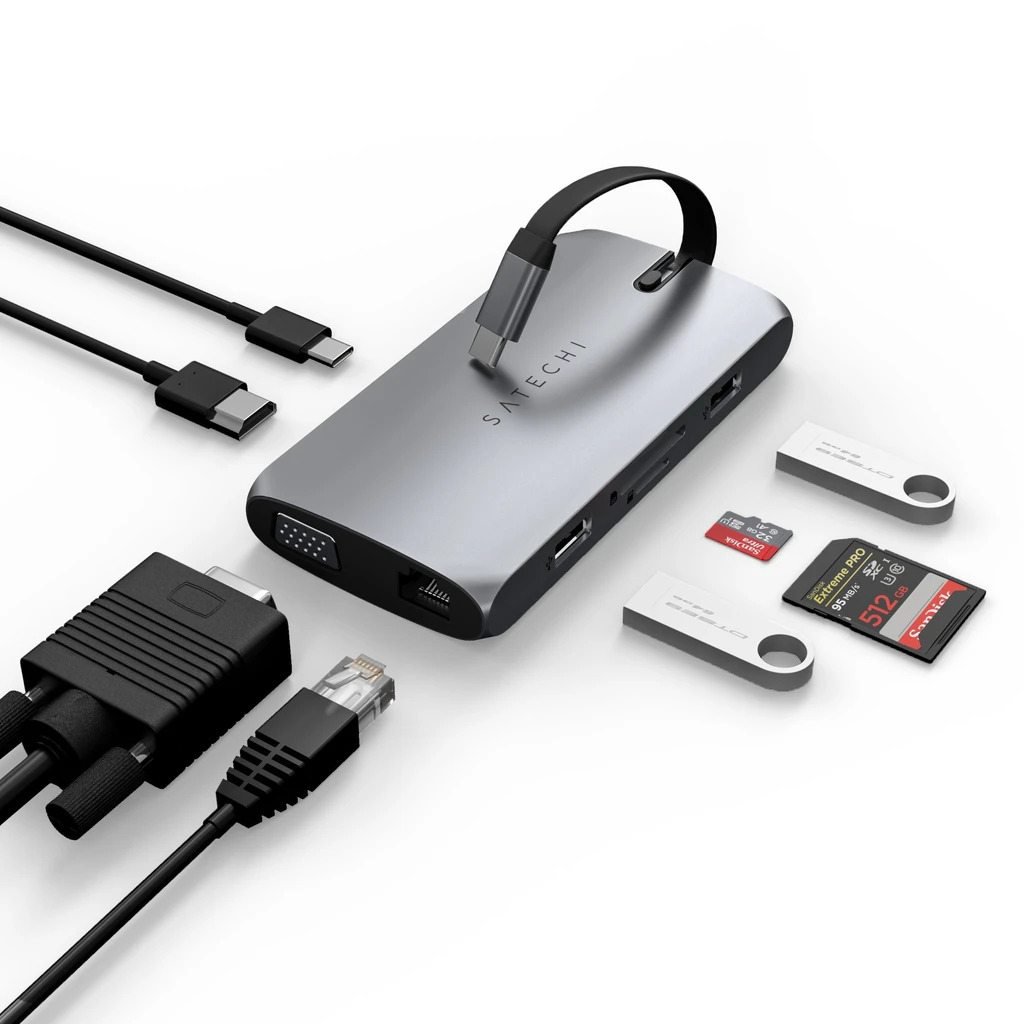 Adapteris SATECHI USB-C On-the-Go Multiport