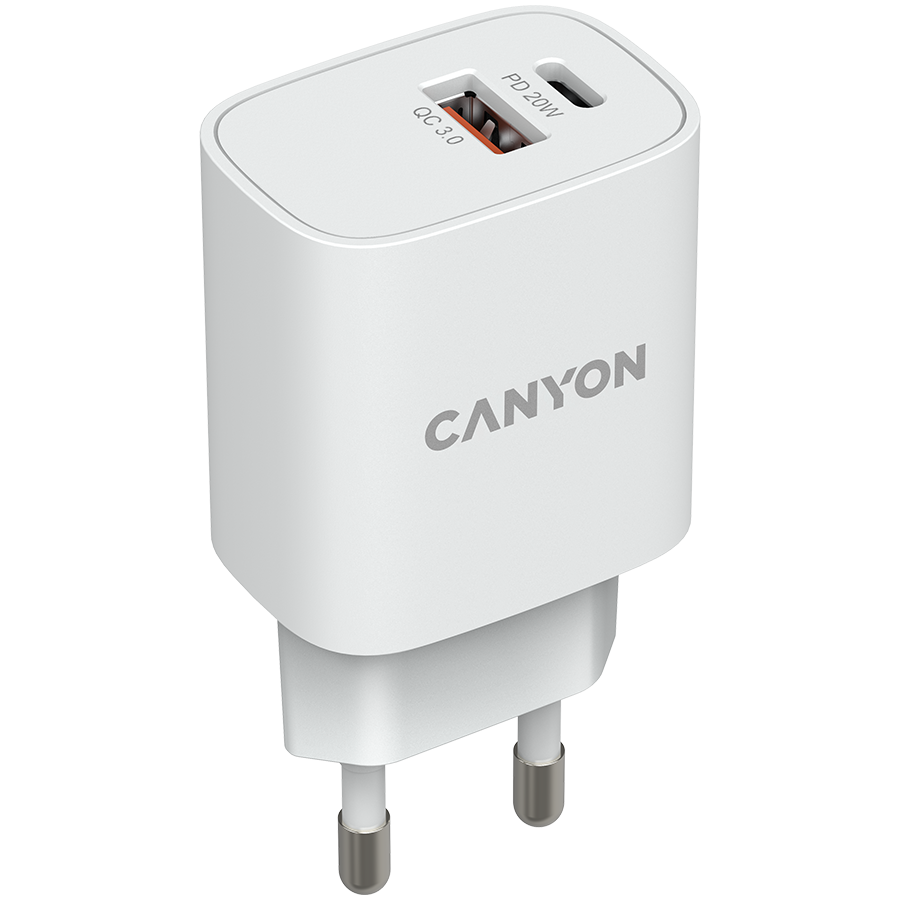 CANYON H-140-01, Wall charger with 1USB-A, 2 USB-C. Input:100-240V~50/60Hz, 2.0A Max. USB-A Output