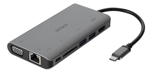 Adapteris DELTACO USBC-HDMI18