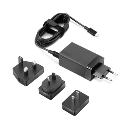 Adapteris Lenovo Travel USB-C AC Black,65 W