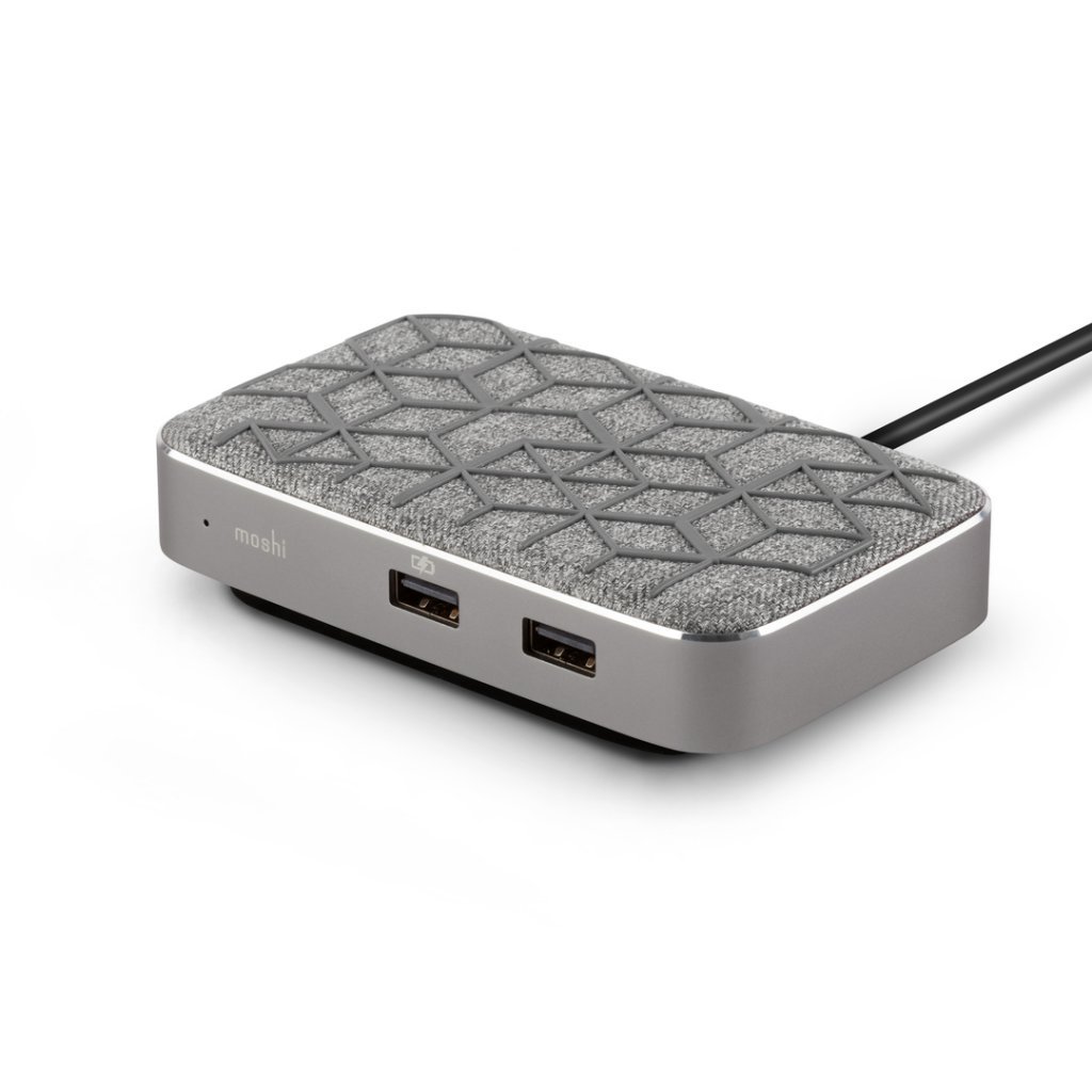 Moshi Symbus Q - USB-C Hub w. Qi Charging