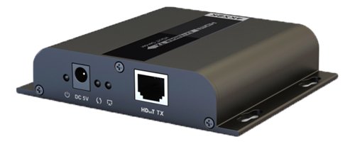 HDMI extension over Ethernet, HDbitT, 120m, UltraHD, IR, HDCP 1.4, blackWith this HDMI Extender, you