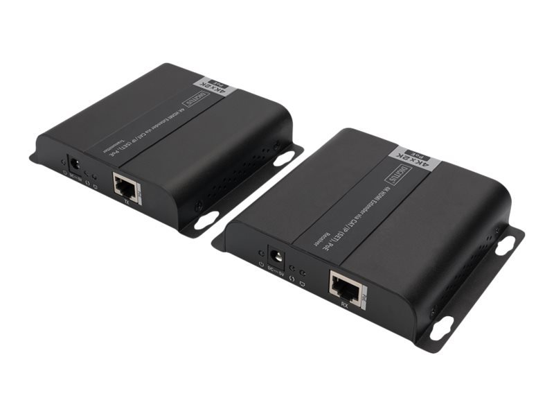 DIGITUS DS-55124 DIGITUS Extender HDMI IP/Cat.7 120m 4K 30Hz UHD PoE HDCP 1.4 IR audio (SET)