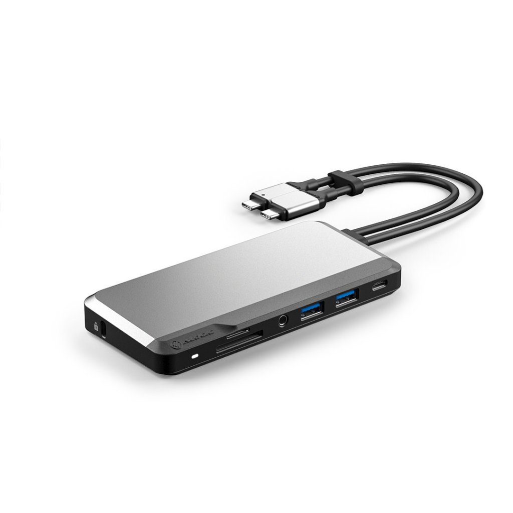 Adapteris ALOGIC Dual USB-C Super Hub 10-i-1-hubb Dual HDMI 4K@60Hz U2CSH-SGR