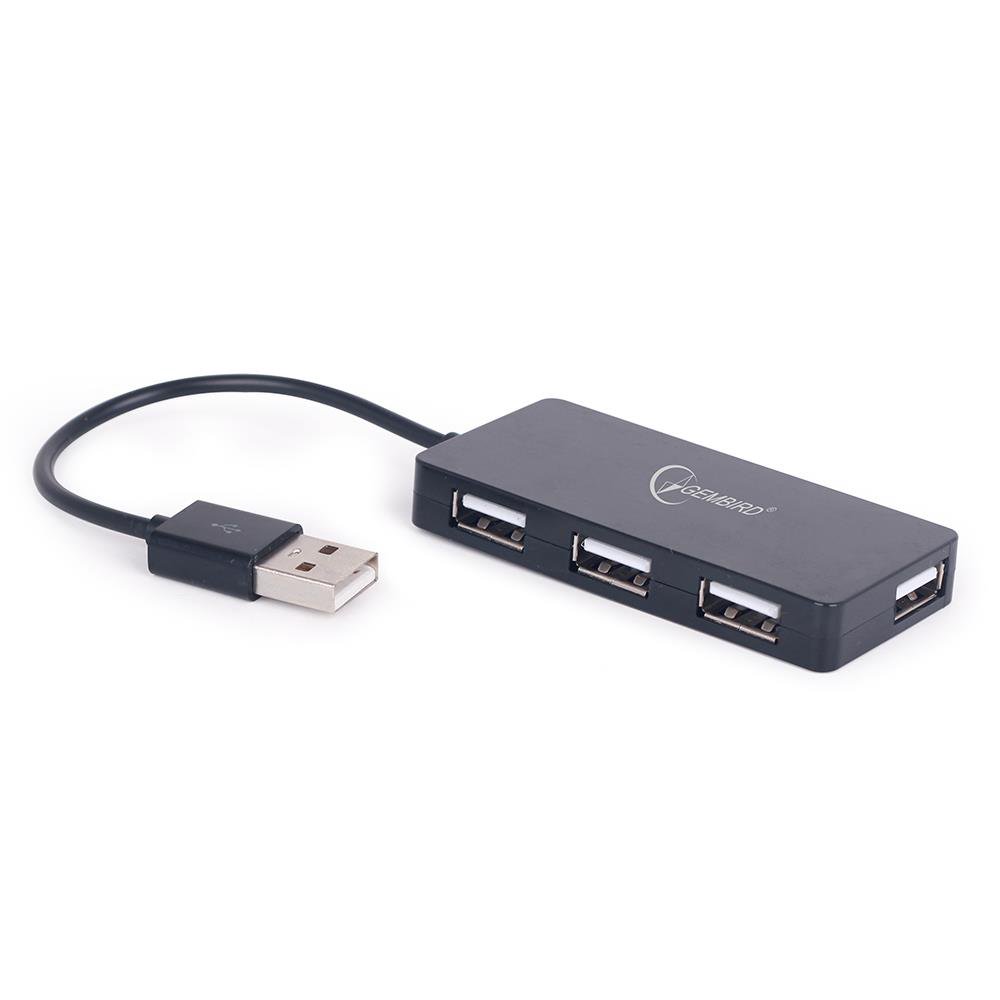 Adapteris ir šokotuvas Gembird  4-port USB hub  UHB-U2P4-04  USB Hub