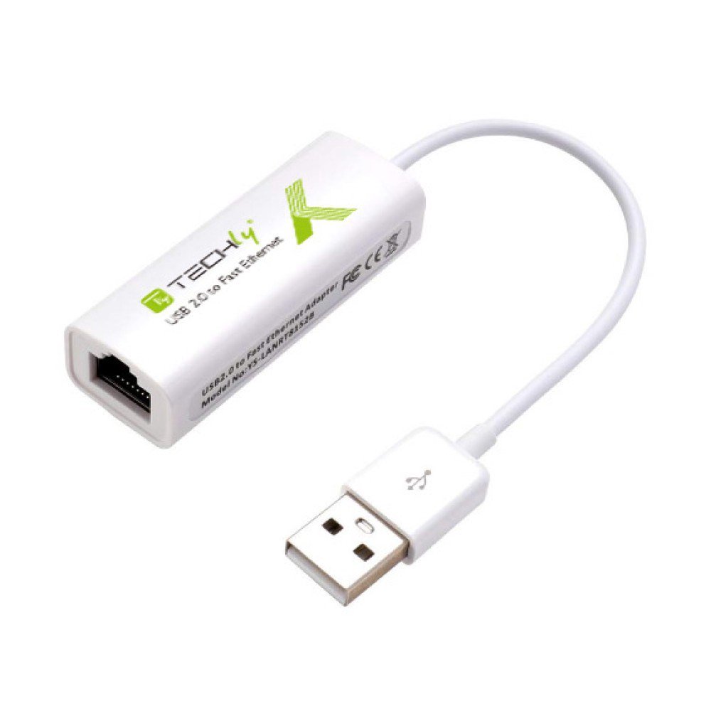 Techly IDATA ADAP-USB2TY2 tinklo plokštė Eternetas 100 Mbit/ai