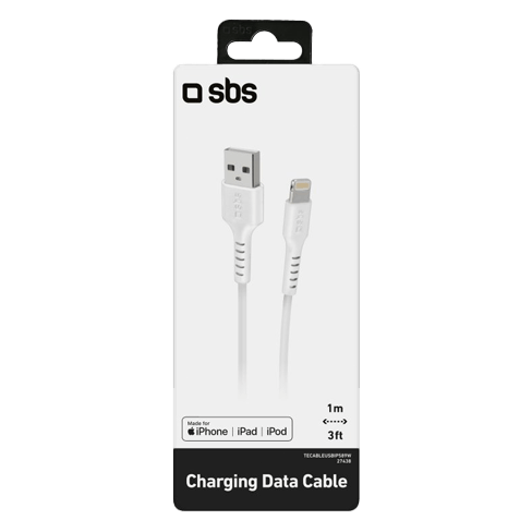 USB 2.0 to Lightning 1m kabelis