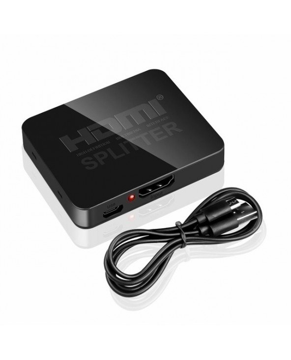 4K HDMI skirstytuvas Full HD 1080p HDMI jungiklis 1X2 Splitas 1 in 2 Out stiprintuvas Dvigubas ekranas