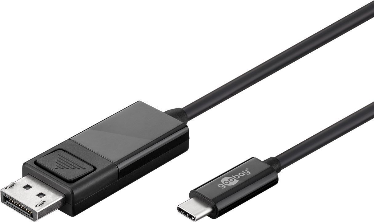 Goobay | USB-C- DisplayPort adapter cable (4k 60 Hz) | USB-C male | DisplayPort male | USB-C to DP | 1.2 m