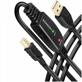 Aragon ADR-210B Active connection USB 2.0 A-M > B-M cable, 10 m long. Power supply option.