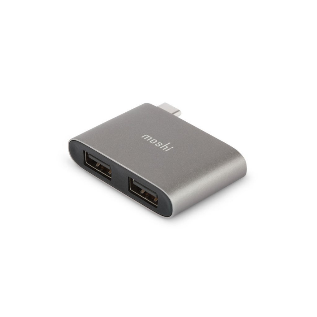 Adapteris Moshi USB-C to Dual-A