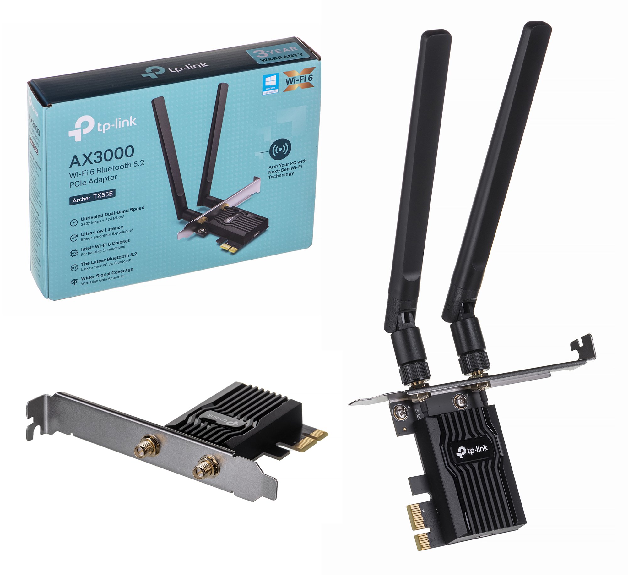 Bevielio tinklo (WiFi) adapteris TP-LINK Archer TX55E