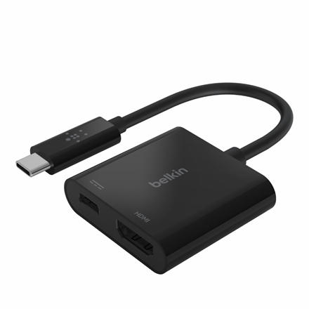 Adapteris ir šokotuvas Belkin  USB-C to HDMI + Power Adapter  USB-C to HDMI