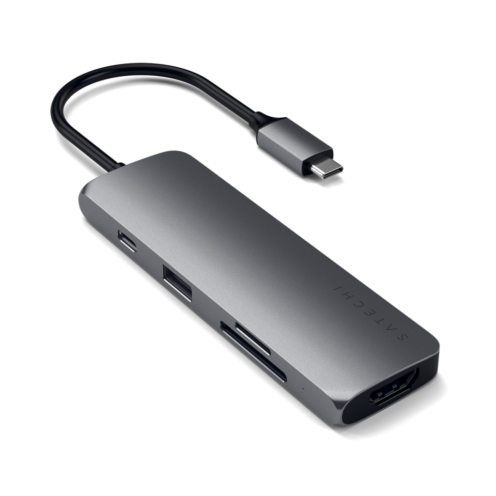 Adapteris Satechi USB-C Multiport Pro - Space Gray