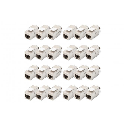 Digitus CAT 6A Keystone Module, shielded, toolfree, set 24 pcs  Digitus  Key