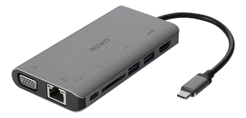 Adapteris DELTACO USBC-HDMI18