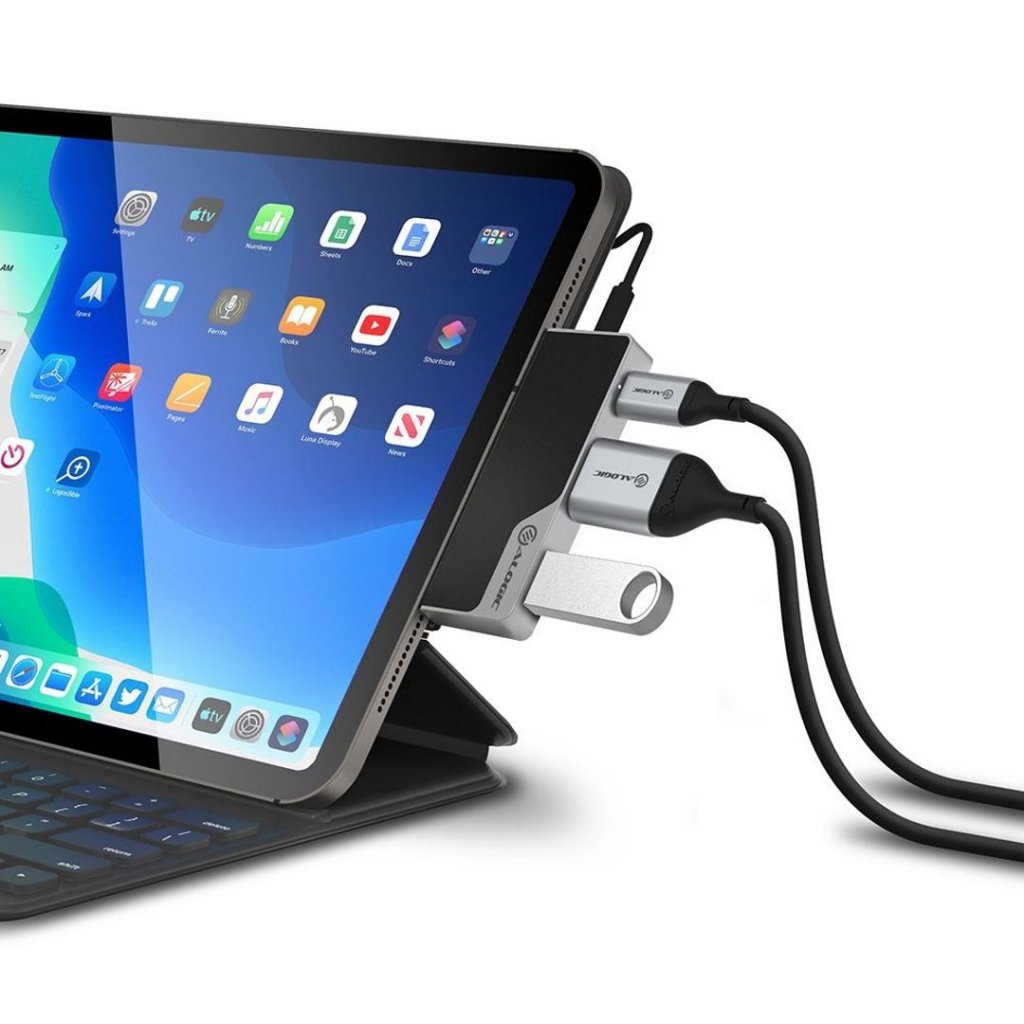 Adapteris ALOGIC Ultra USB-C Dock NANO MINI - HDMI, USB, Audio ir 60W PD ULDNAMN-UA-SGR