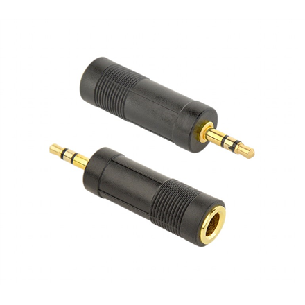 Adapteris ir šokotuvas Cablexpert 6.35 mm female to 3.5 mm male audio adapter  A-6.35F-3.5M
