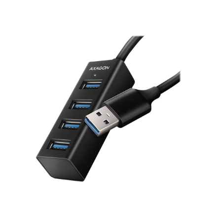 AXAGON Miniature metal four-port USB 3.2 Gen 1 hub  HUE-M1A