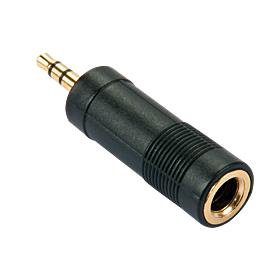 Adapteris LINDY ADAPTER STEREO 3.5MM M/6.3MM/35621
