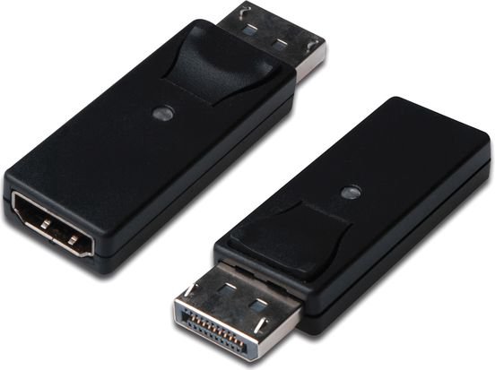 AV adapter Digitus DisplayPort - HDMI black (DB-340602-000-S)