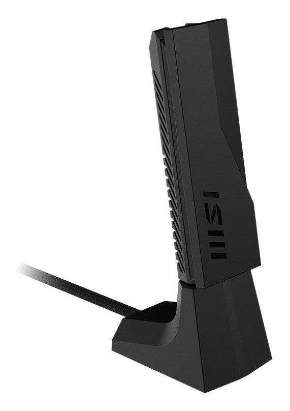 MSI BE6500 WiFi7 USB Stick - Dongle sąsajos plokštė / adapteris USB 3.2 Gen 1 (3.1 Gen 1)