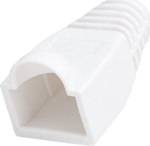 Unitek RJ45 plug cover, 6 mm, 100 pieces white