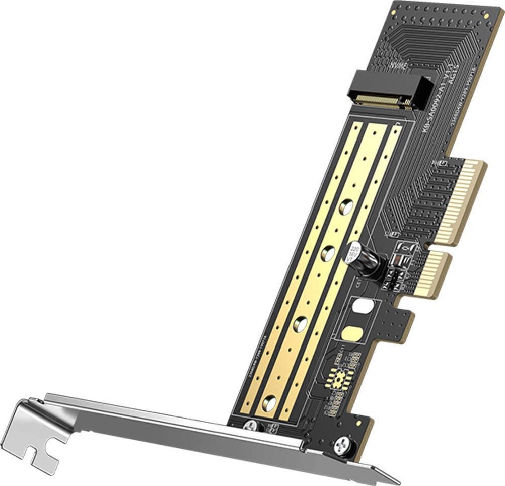 Bevielio tinklo (WiFi) adapteris UGREEN Extension card, PCIe 3.0 x4  M.2 NVMe black disc (CM302)
