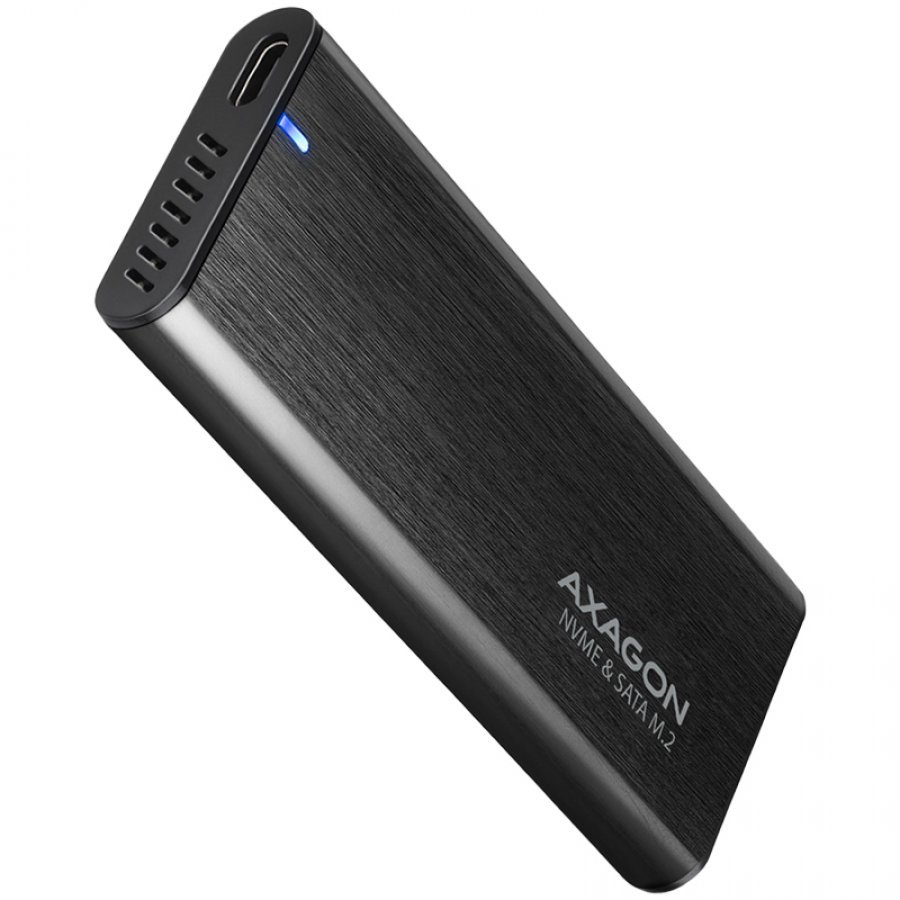 Išorinis SSD korpusas Axagon EEM2-SB2,black