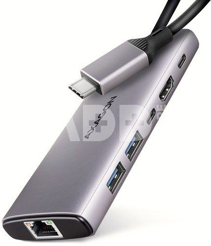 USB-C daugiafunkcis adapteris AXAGON Multi port USB 3.2 (Gen 2) 10Gbps hub