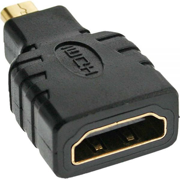 AV adapter InLine HDMI Micro - HDMI black (17690D)