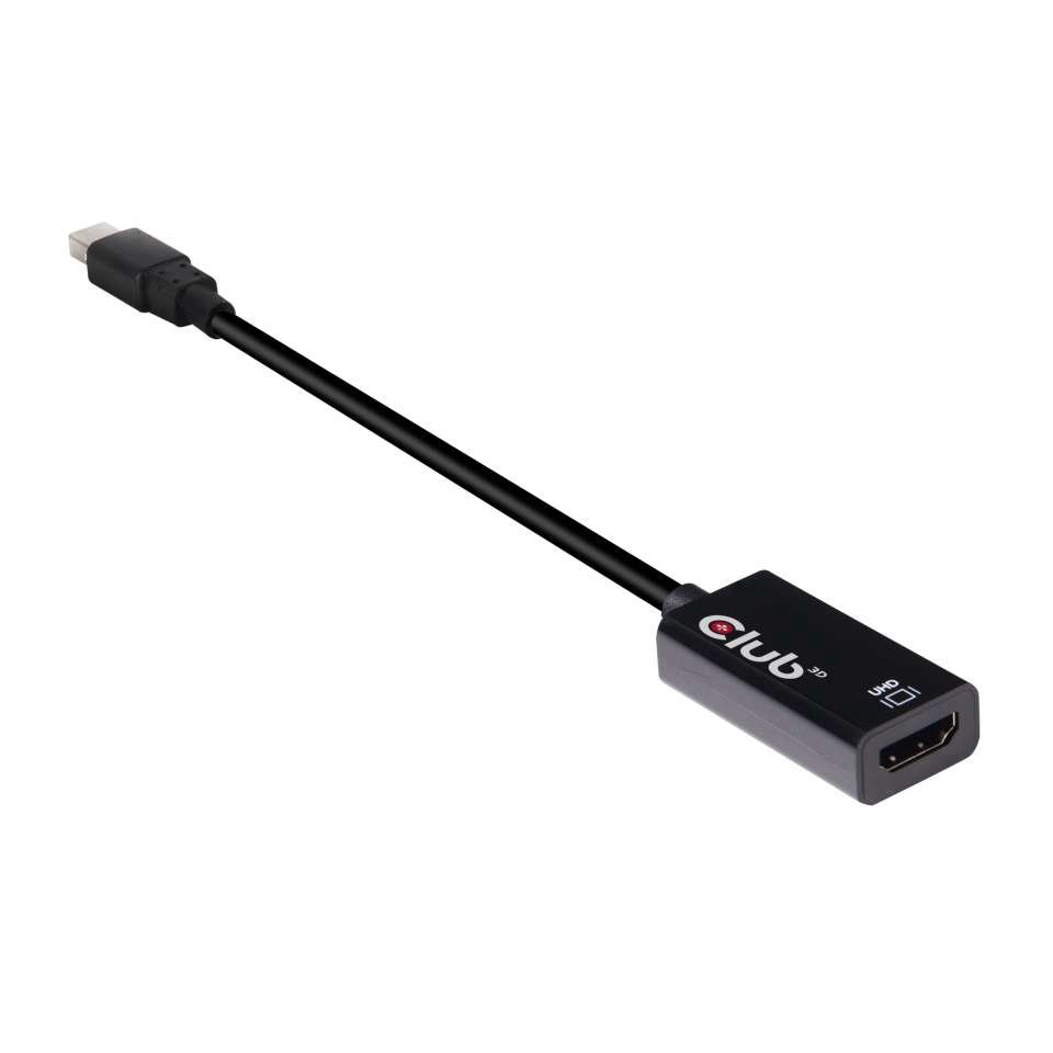 CLUB 3D CAC-1180Mini DisplayPort 1.4 to HDMI 2.0b HDR Active Adapter
