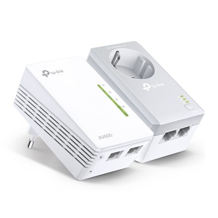 Bevielio tinklo (WiFi) adapteris TP-LINK AV600 Powerline Wi-Fi Kit TL-WPA4226 KIT