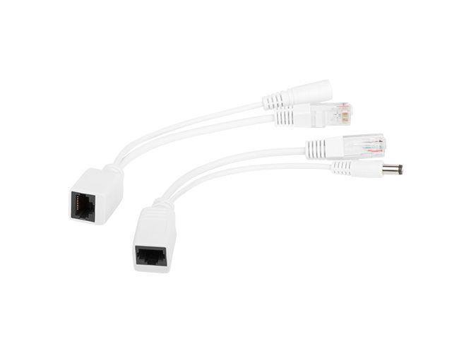 Adapteris ir šokotuvas Cablexpert  PP12-POE-0.15M-W  0.15 m  White  UTP passive PoE adapter kit