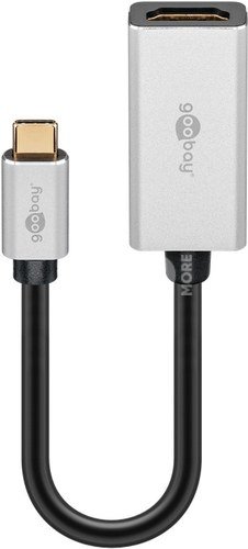 Adapteris Goobay USB-C į HDMI Sidabrinis
