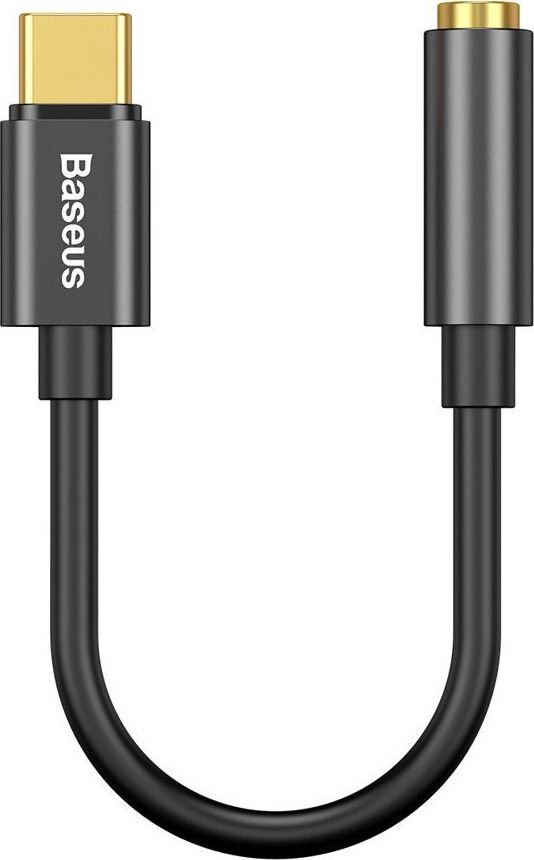 USB adapter Baseus L54 USB-C - Jack 3.5mm Black (6953156297845)