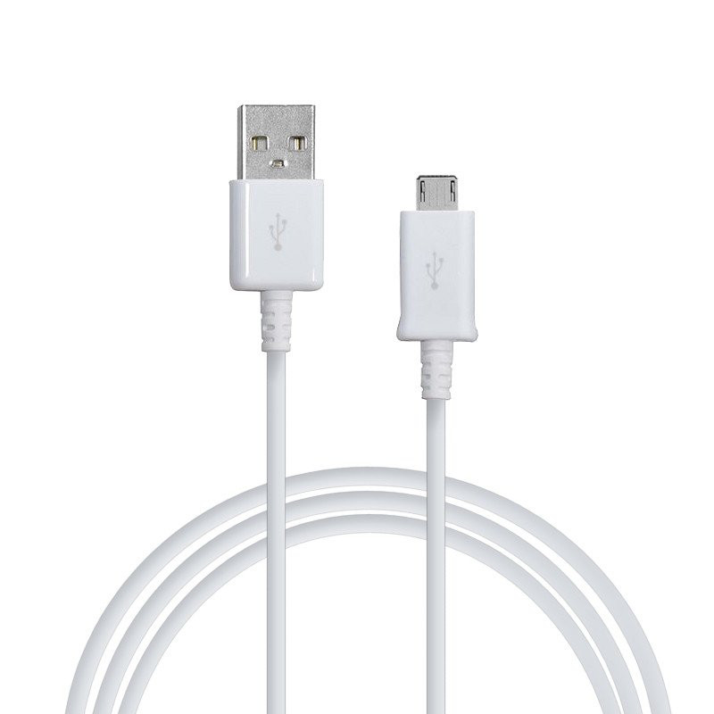 USB kabelis ORG Samsung i9500 S4/N7100 Note 2 microUSB (ECB-DU4EWE) 1.5m baltas