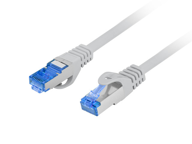 Lanberg Patchcord Cat.6A S/FTP LSZH CCA Fluke Passed | PCF6A-10CC-0050-S | 0.5 m