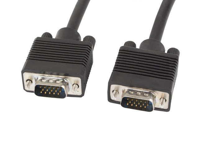 Lanberg VGA Cable, Dual-Shielded Ferrite Core | CA-VGAC-10CC-0018-B | VGA to VGA | 1.8 m