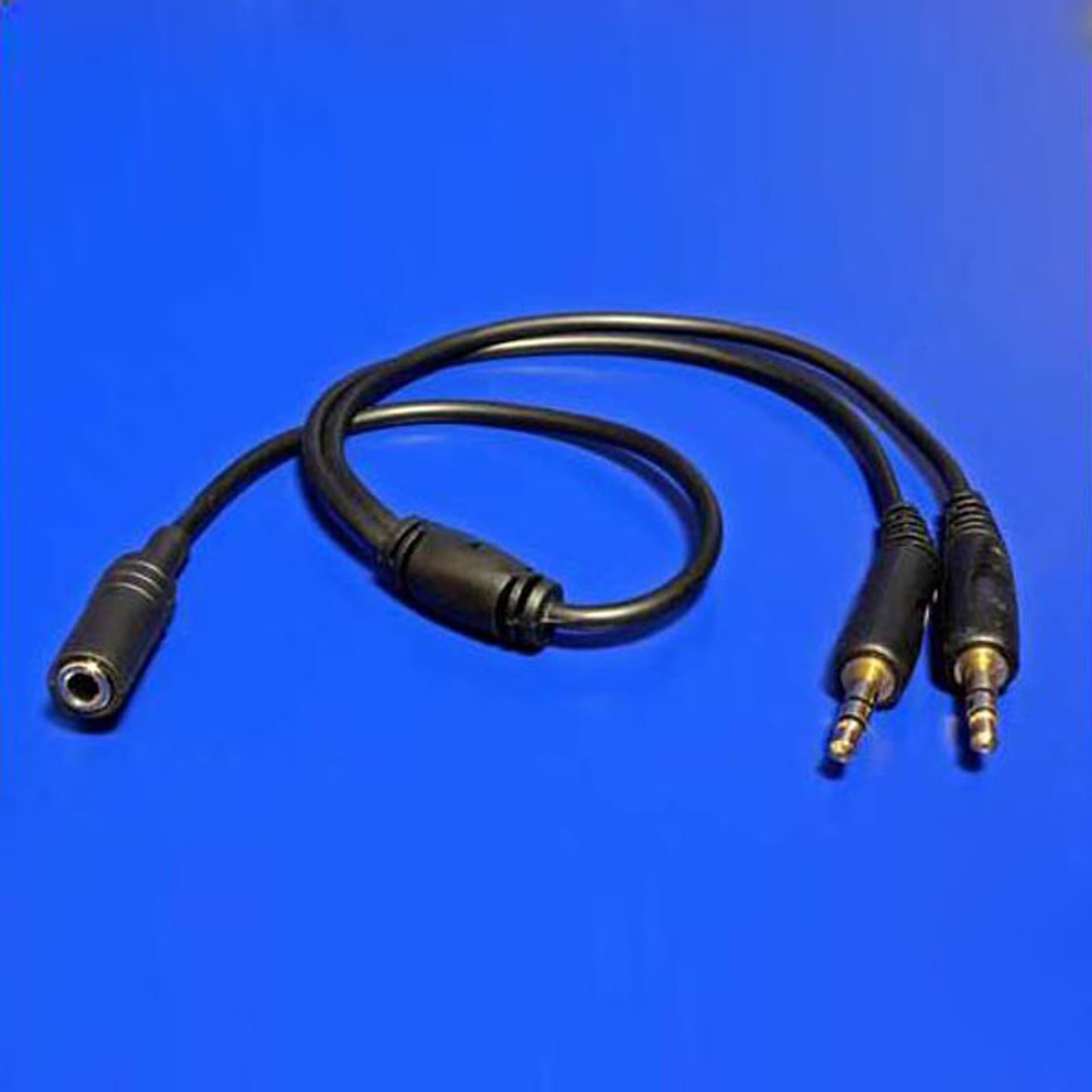 Audio Reduction, Jack, Jack (3,5 mm) F (2-spolový)-Jack (3,5mm) 2x M, 0 stereo, black