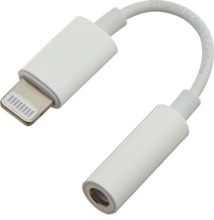 USB adapter PremiumCord Lightning - Jack 3.5mm White (kipod51)