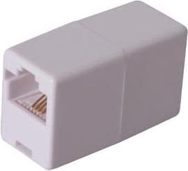 Logo RJ45 connector, white (25262)