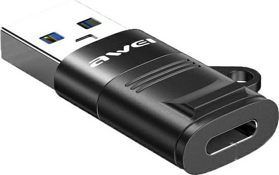 USB adapter Awei CL-13 USB-C - USB Black (AWEI084BLK)
