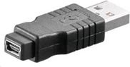 USB adapter PremiumCord miniUSB - USB Black (kur10)